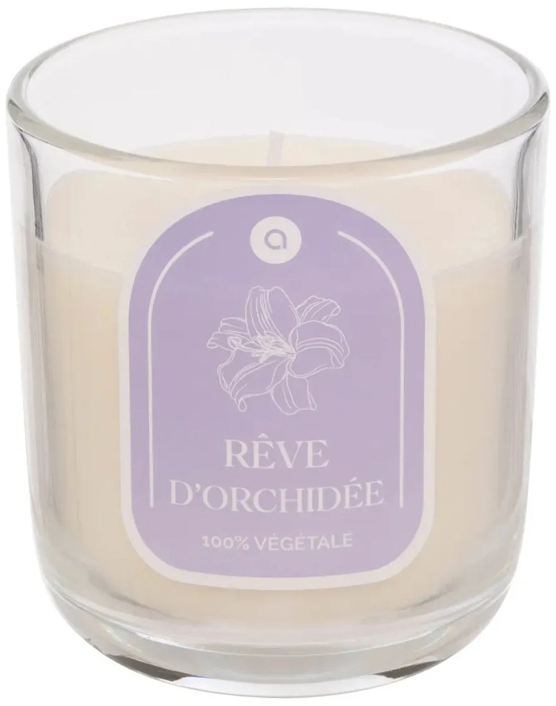 Ароматна свещ atmosphera Floa, Стъкло, 210 g - Orchid