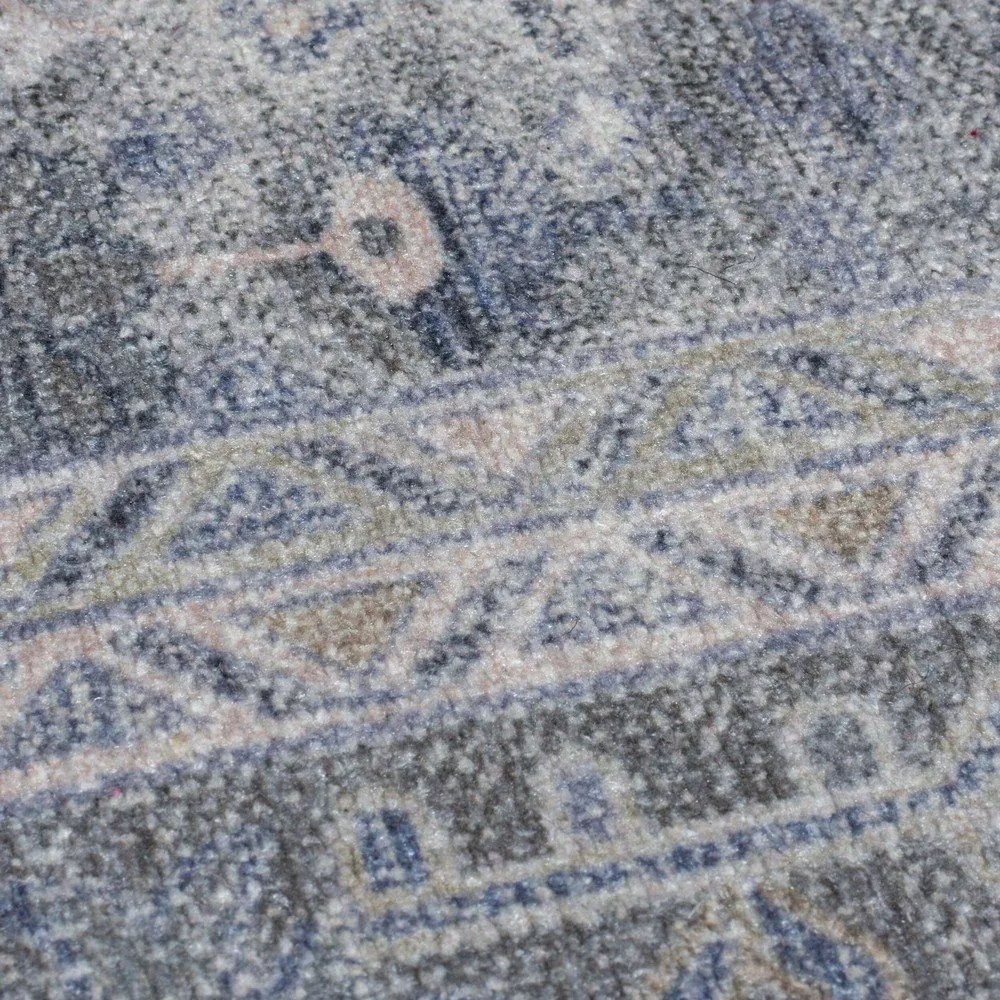Зелена пътека със смес от рециклирани влакна подходяща за пране 60x230 cm Windsor – Flair Rugs