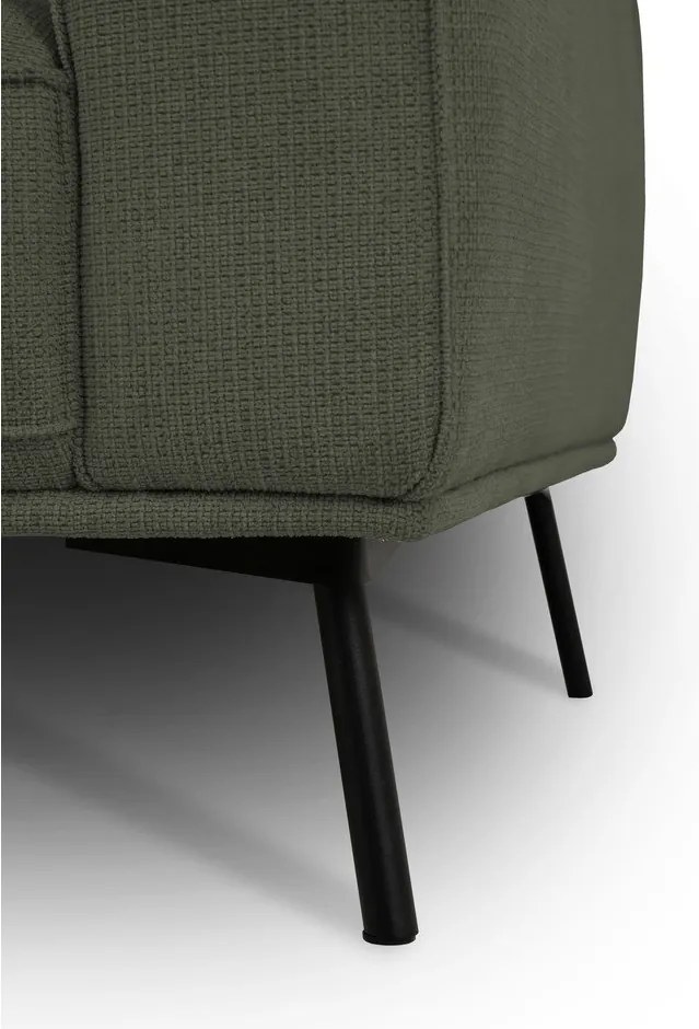 Тъмнозелен шенилов ъглов диван (ляв ъгъл/L форма) Amsterdam – Scandic