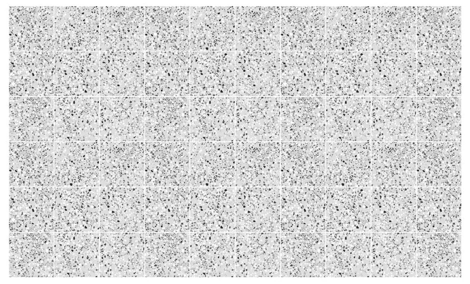 Комплект от 60 стикера , 15 x 15 cm Terrazo - Ambiance