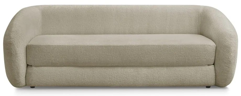 Светлокафяв шенилов сгъваем диван 228 cm Neyo – Bobochic Paris