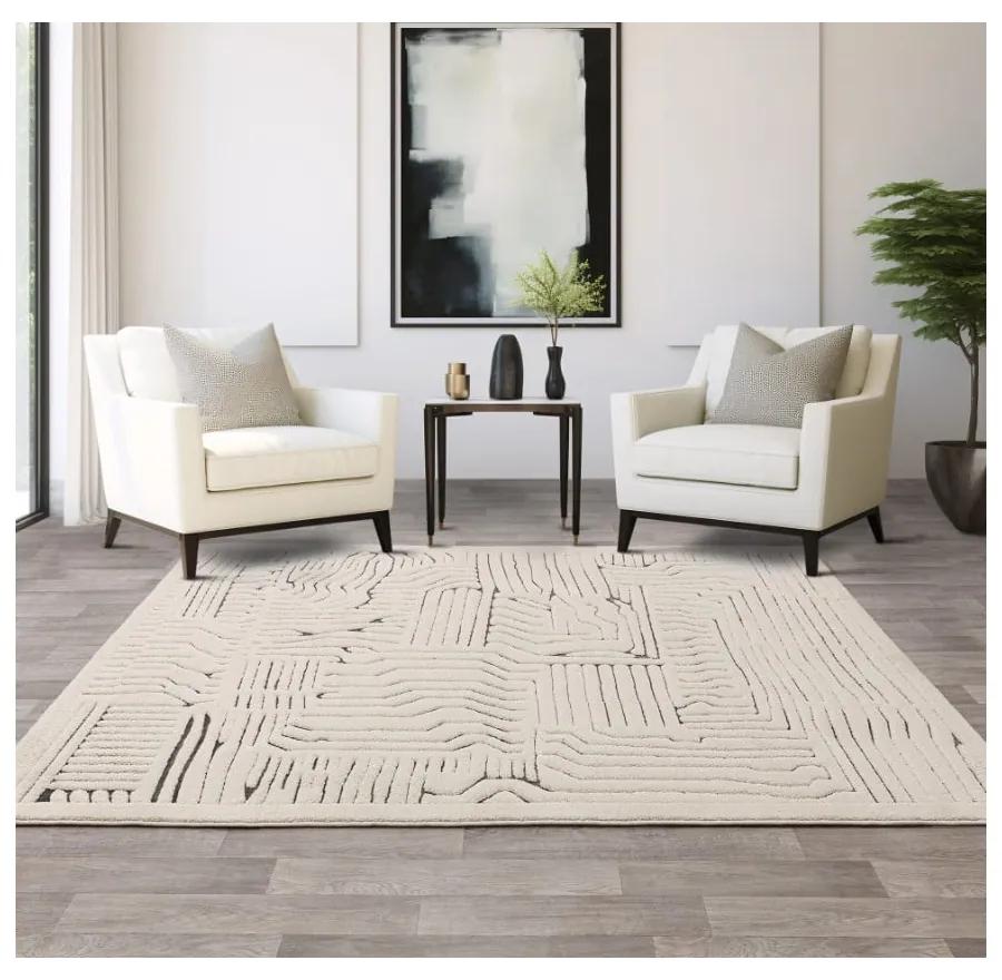 Кремав килим 120x170 cm Valley - Asiatic Carpets
