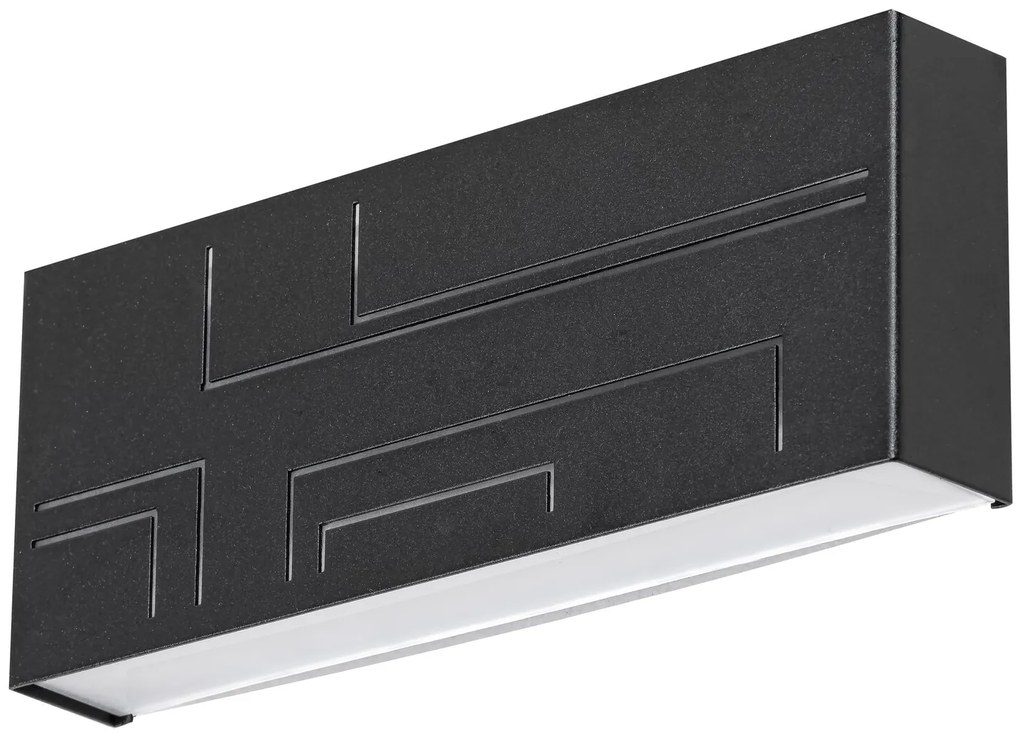 RABALUX Maribor 8873/ външна стенна лампа, черна/ LED 12W 780lm 4000K / IP65 - 8873