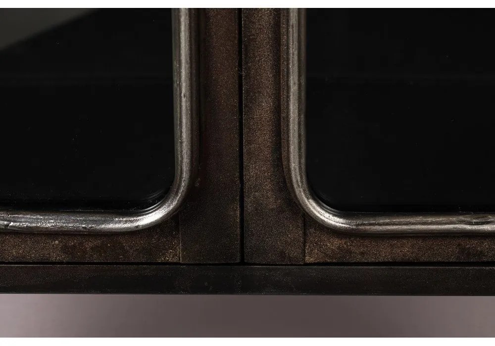 Черна метална витрина 60x100x35 cm Denza – Dutchbone