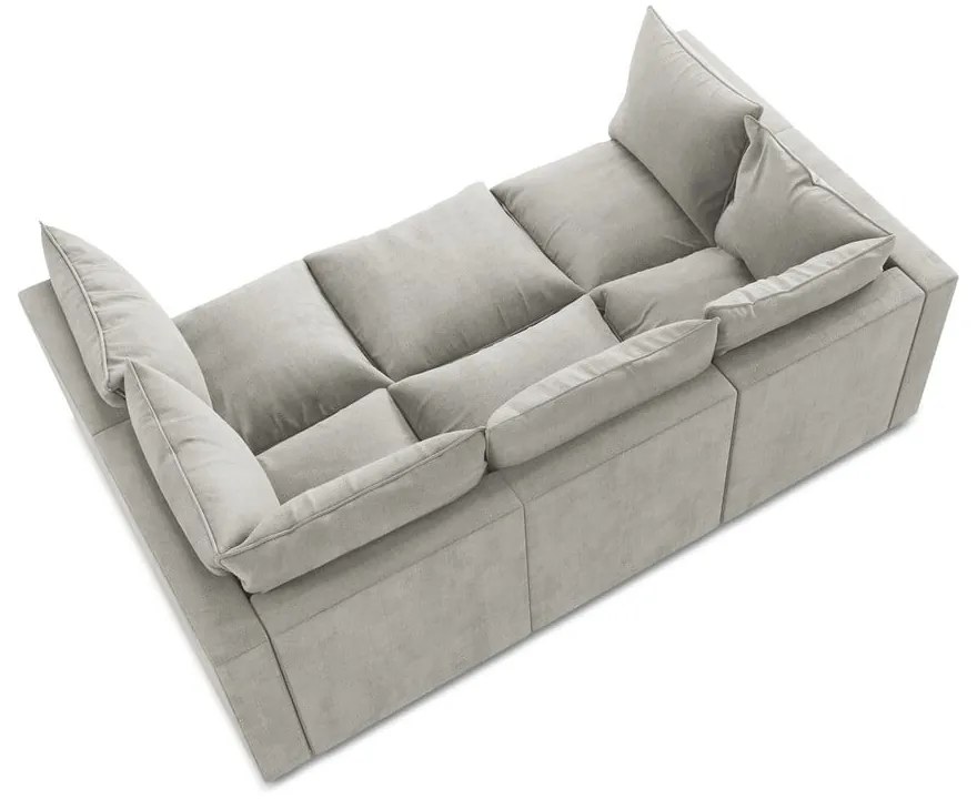 Светлосив диван 255 cm Manao – Makamii