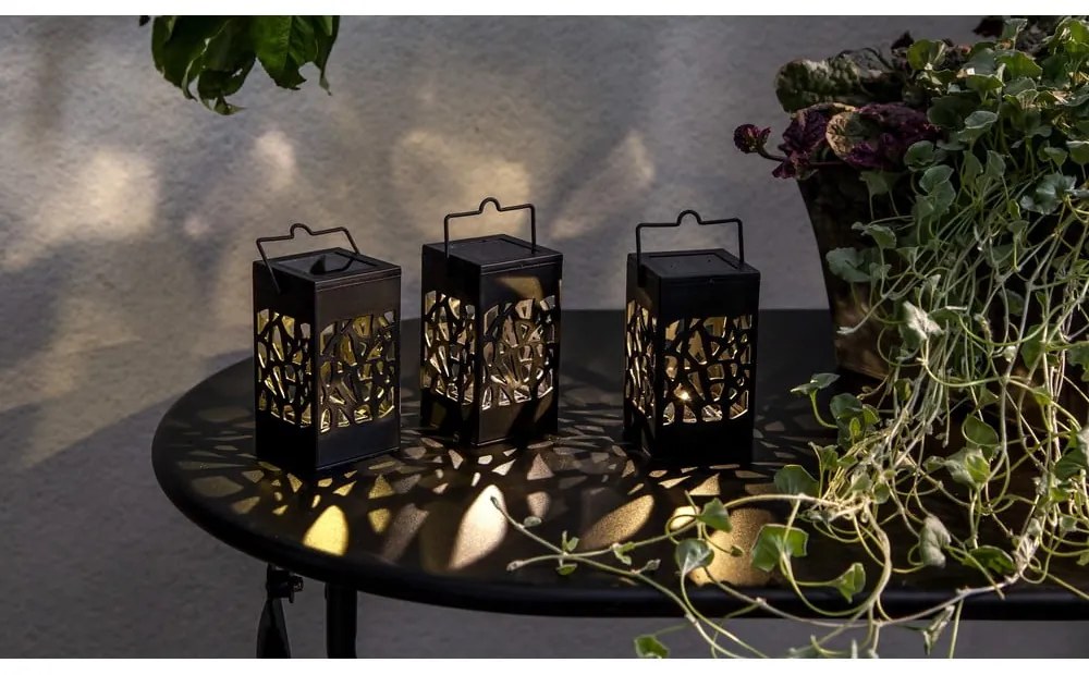 Комплект от 3 висящи слънчеви LED фенера, височина 11 см Izola - Star Trading