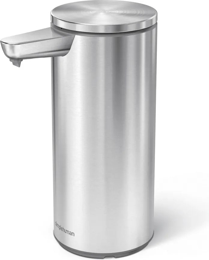 Матово сребро автоматичен стоманен диспенсер за сапун 266 ml – simplehuman