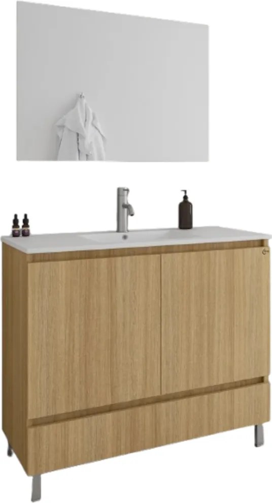 Комплект за баня Drop Delta 90 slim -Светло естествено