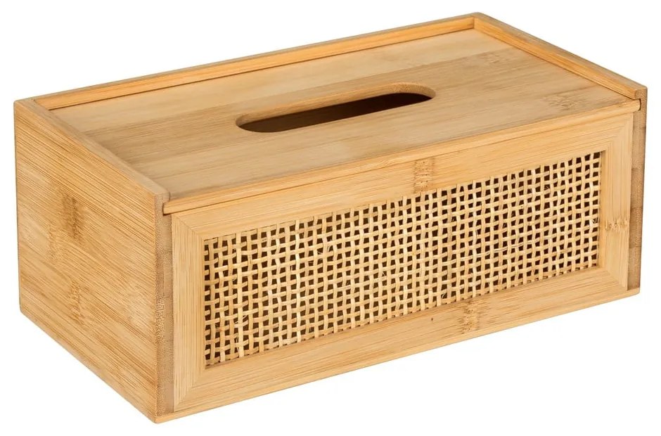 Ратаново-бамбукова кутия за носни кърпички Allegre - Wenko