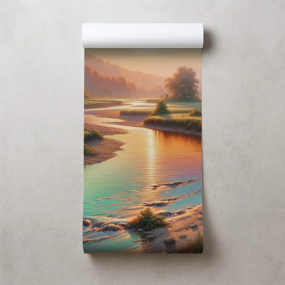 Тапет – Залез над спокойна река