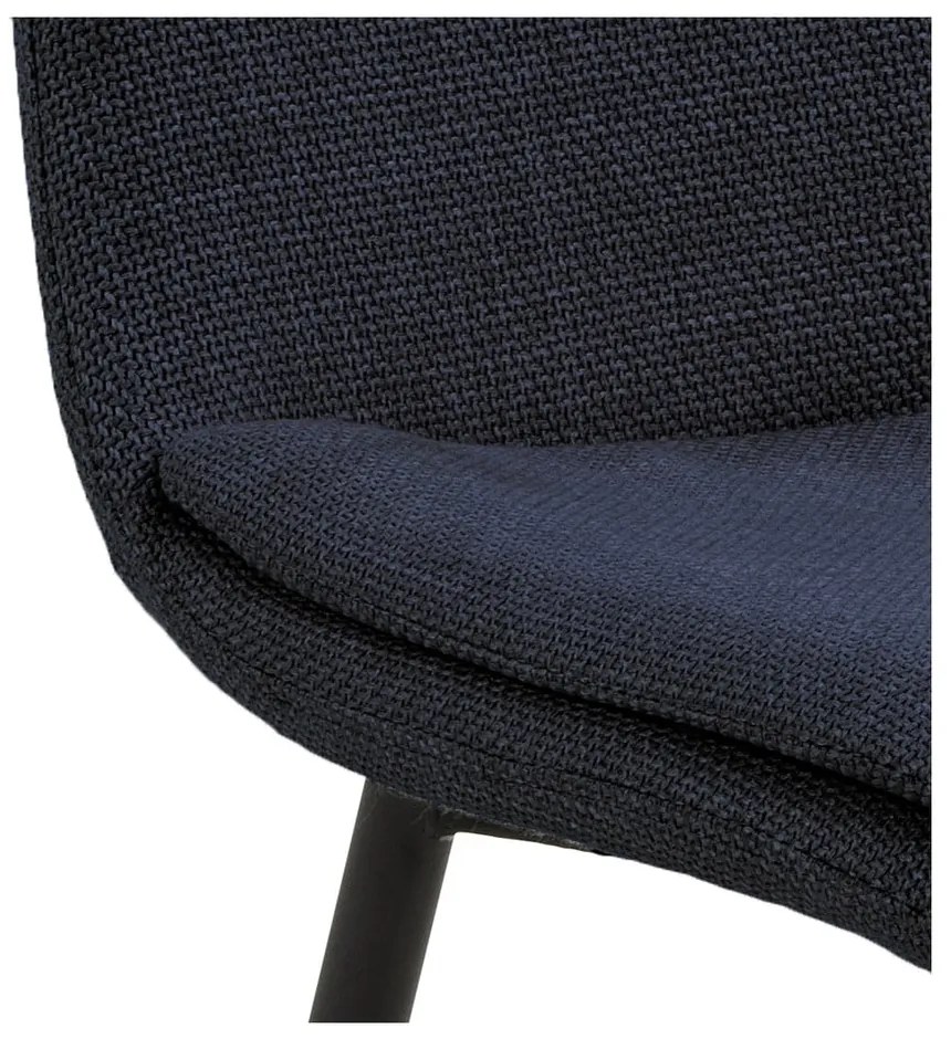 Тъмносин трапезен стол Becca – Actona