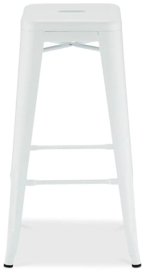 Бели метални бар столове в комплект от 2 броя 76 cm Korona - Furnhouse