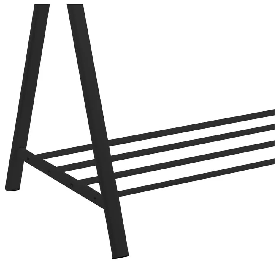 Черен метален стелаж за дрехи Brent - Actona