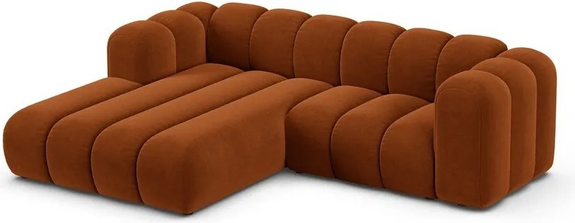 Оранжев ъглов диван (ляв ъгъл) Lupine – Micadoni Home