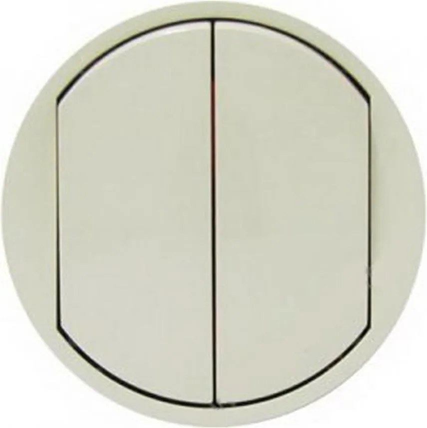 Legrand Лицев панел за сериен ключ цвят крем Celiane  - 066201