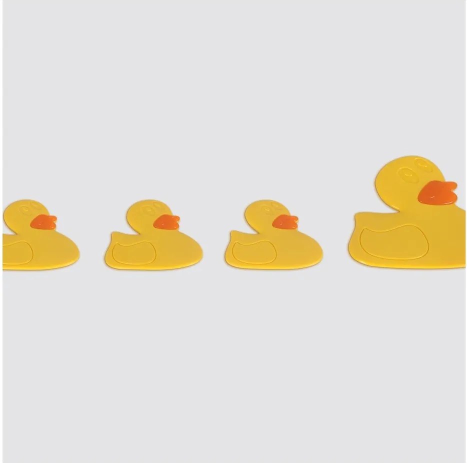 Детски противоплъзгащи подложки за вани в комплект от 6 бр. 12x12,5 cm Duck – Spirella