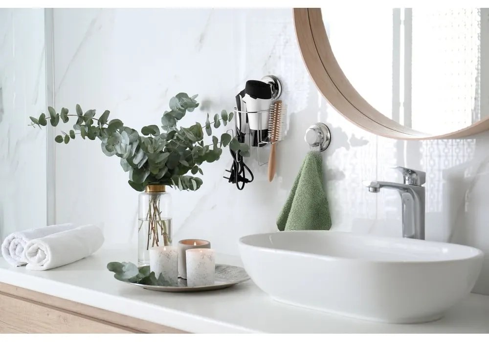 Самозадържащ се метален държач за сешоар Bestlock Bath - Compactor
