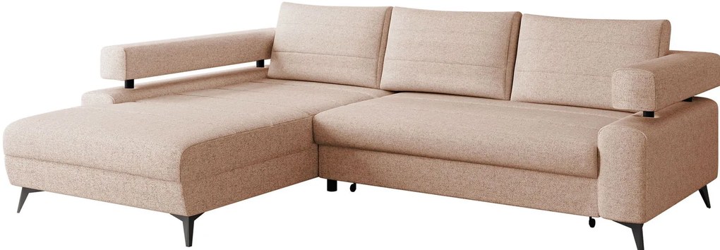 Ъглов диван Rosa-Розово-Ляво