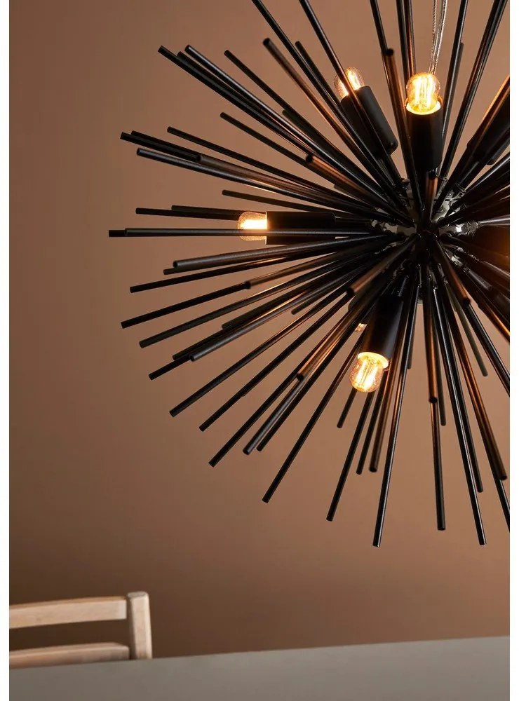 Черно висящо осветително тяло Soleil - Markslöjd