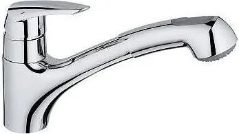 Стоящ смесител за кухня, Eurodisc, Grohe, 32257001, едноръкохватков