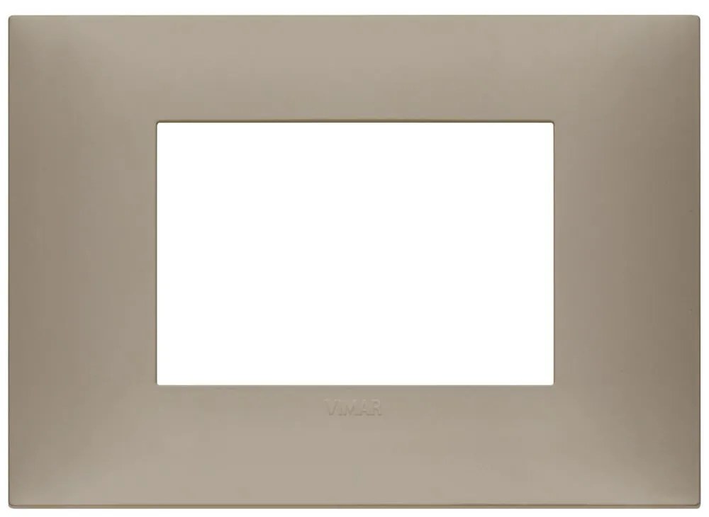 VIMAR 09673.12 Декоративна рамка технополимер, 3M, Гълъбово сив мат,  NEVE UP