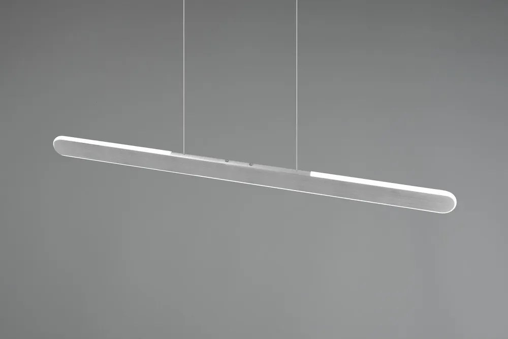 Светлосиво LED осветително тяло за окачване Helios - Trio