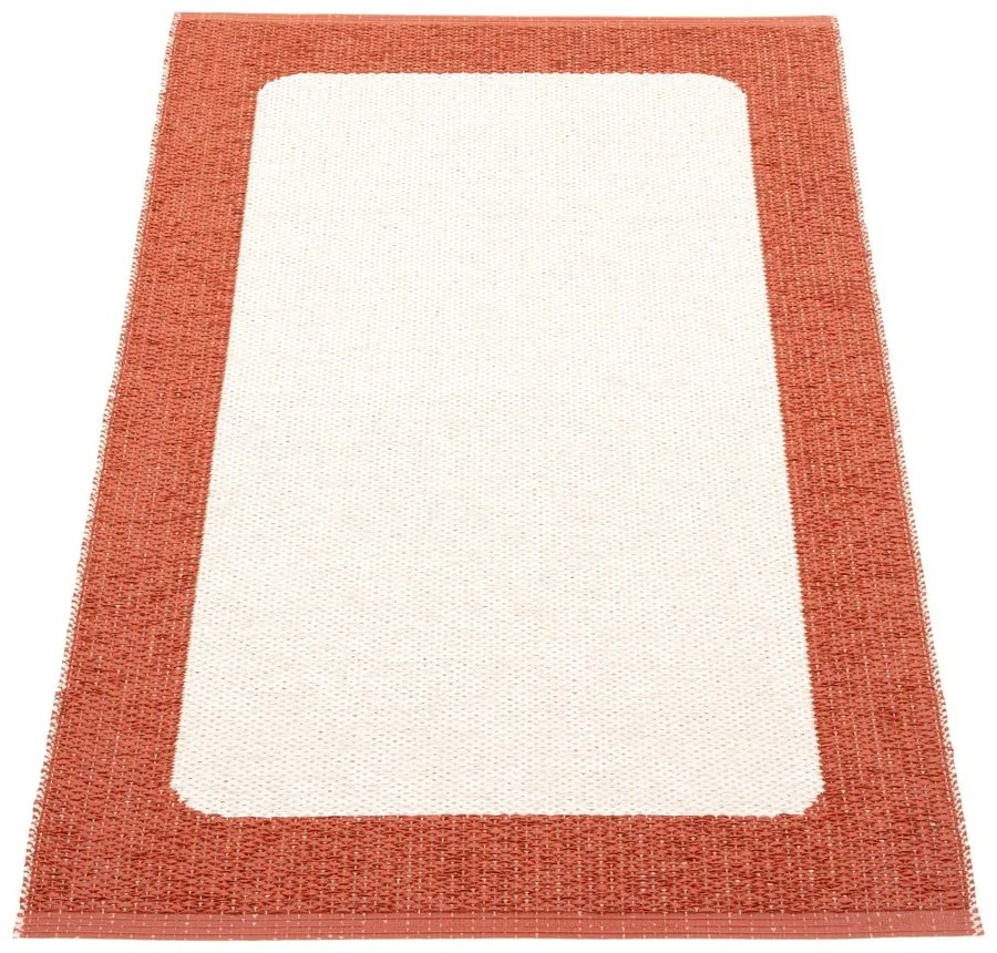 Килим за открито и закрито в тухлен и кремав цвят 70x120 cm Ilda Brick – Pappelina