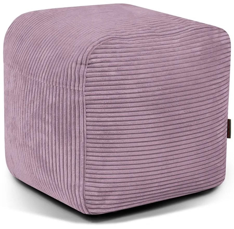 Лилав пуф от рипсено кадифе Plus 50 Lounge – SLOWDOWN