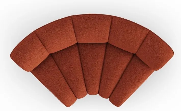 Шенилов модул за диван в тухлен цвят (променлив) Lupine – Micadoni