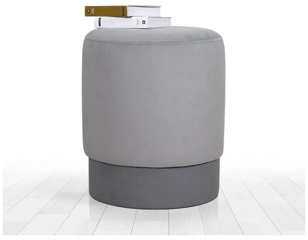 Сива табуретка Ropp – Artie