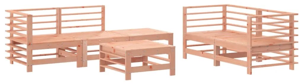 3186205 vidaXL Градински лаундж комплект, 6 части, дугласко дърво масив