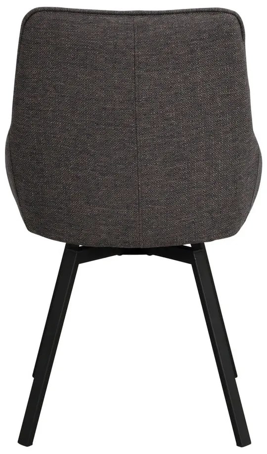 Сив въртящ се стол Alison - Rowico