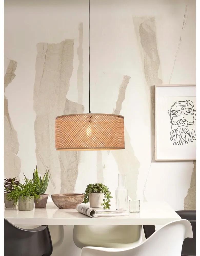 Висяща лампа с бамбуков абажур в естествен цвят ø 50 cm Java - Good&amp;Mojo