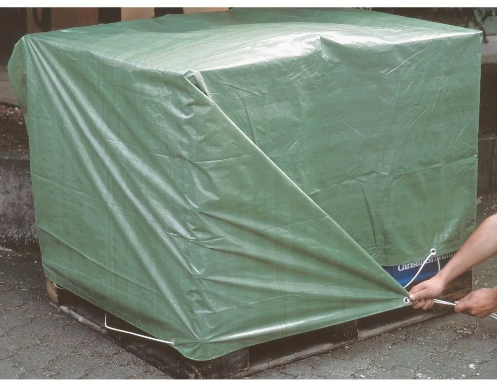 Сребриста водоустойчива мушама 6m x 10m