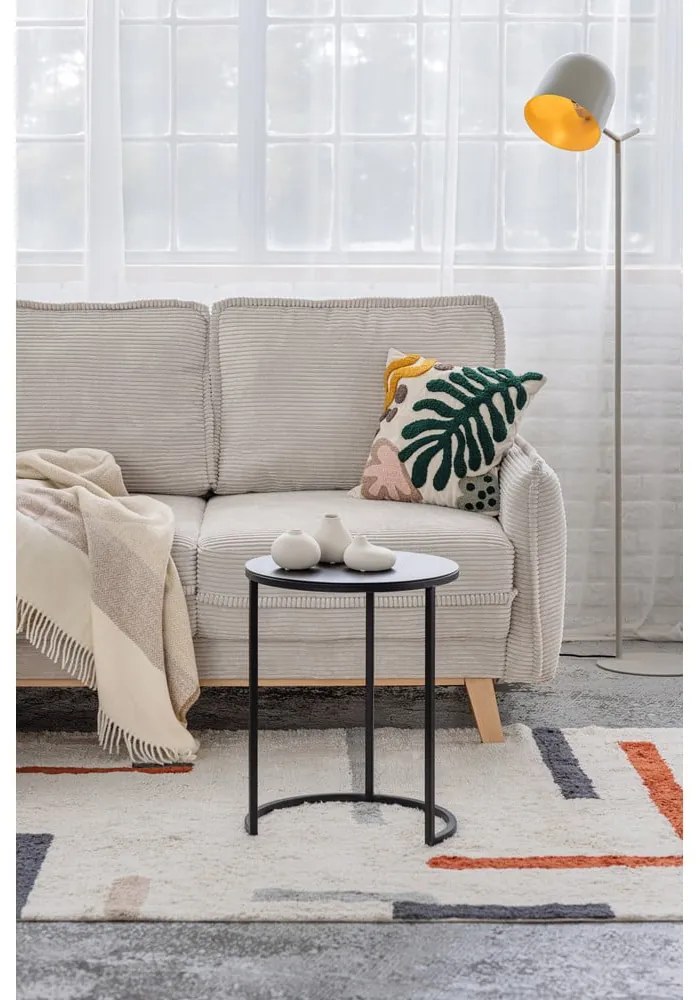 Променлив сив велурен разтегателен диван Tori - Bonami Selection