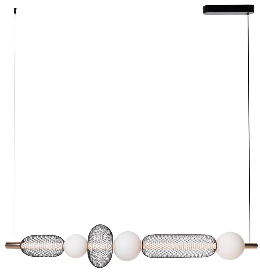 MAXLIGHT P0593 - LED Пендел BORA LED/29W/230V бял/черен