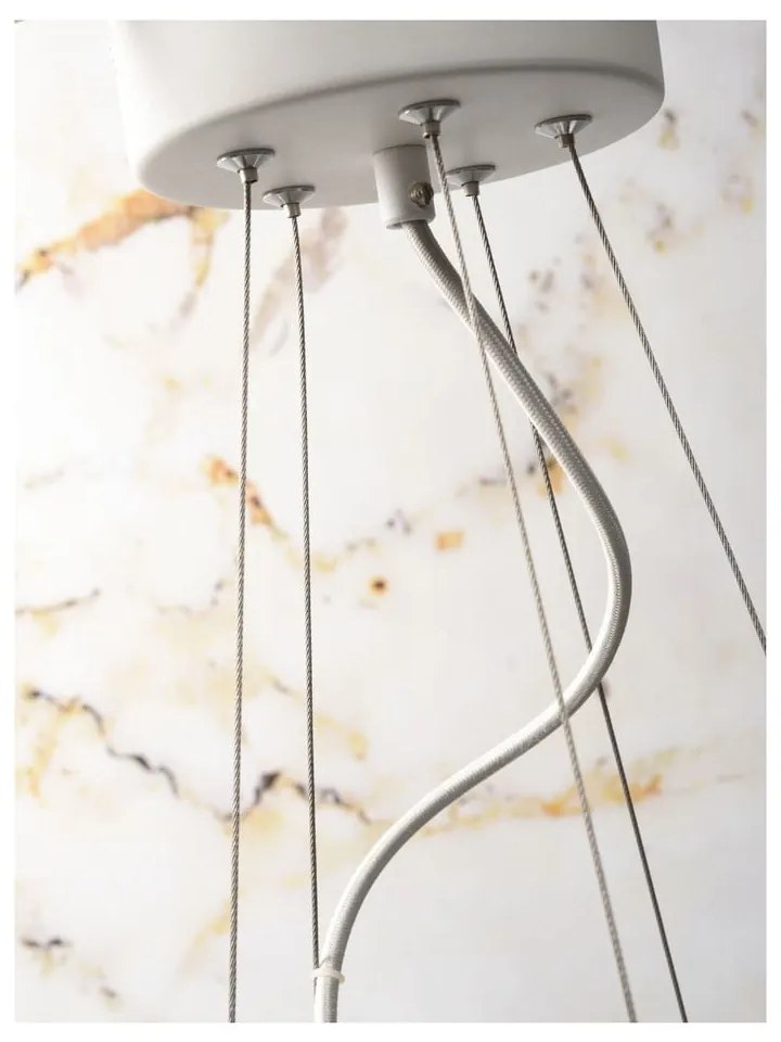 Бяла висяща лампа за 5 крушки Biarritz - it's about RoMi