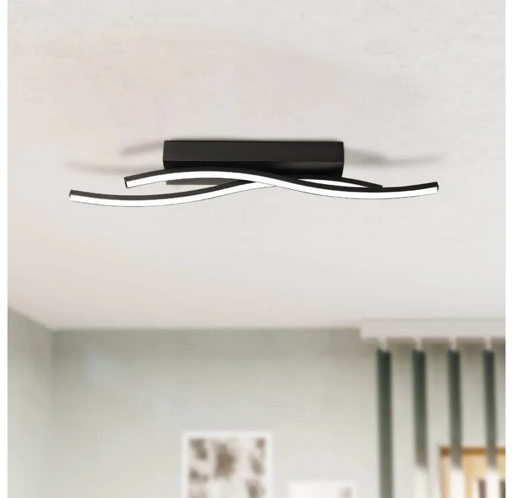 Eglo 31226 - LED Плафониера ALBORAYA LED/10,8W/230V 3000K черен