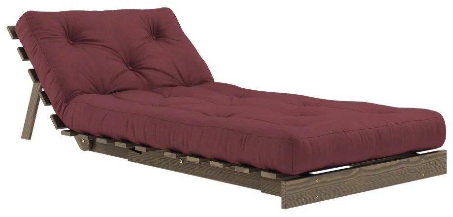 Кресло в цвят бордо Roots - Karup Design