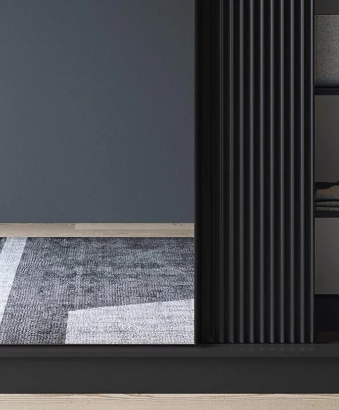 Плъзгащ се гардероб Proco III с Огледало