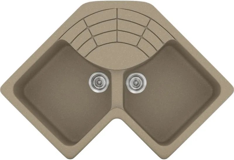 Мивка Sanitec 310-Granite Taupe