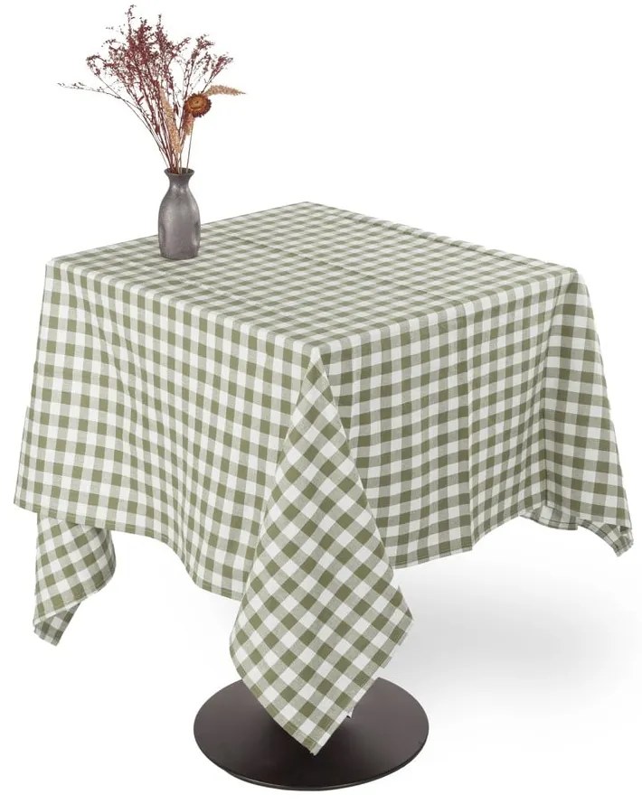 Памучна покривка за маса 150x150 cm Gingham – Tiseco Home Studio