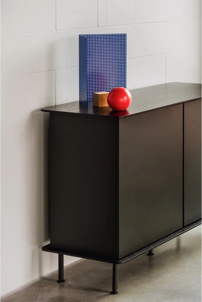 Черен скрин с отвор за кабели 120x88x50 cm Suumo – noo.ma