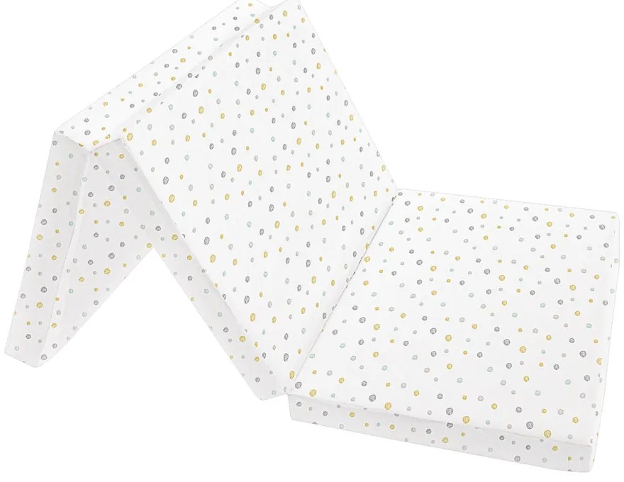 KIKKA BOO Сгъваем матрак 60/120/5 см. DOTS GREY