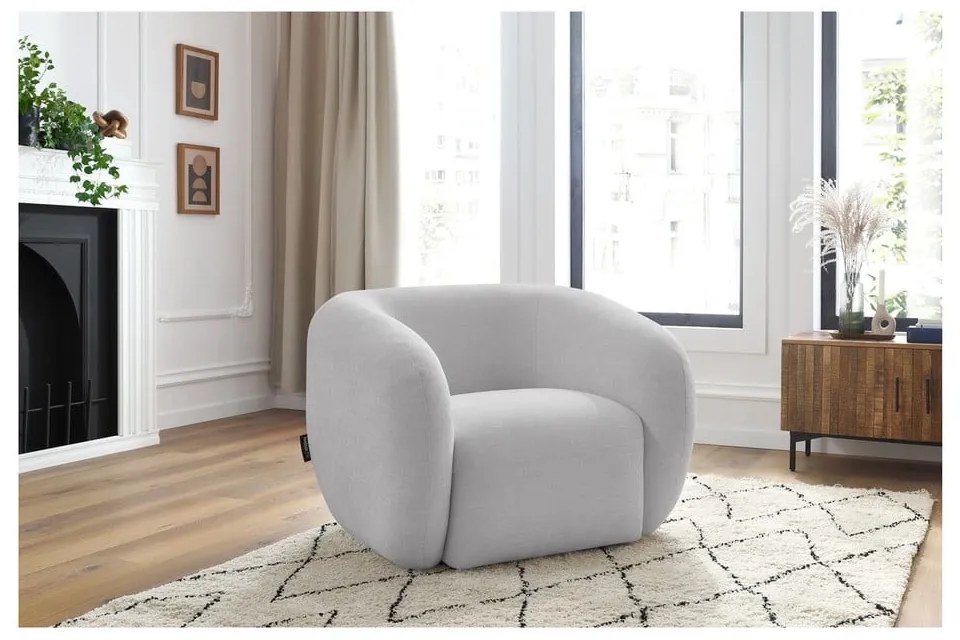 Сиво кресло Celine – Bobochic Paris