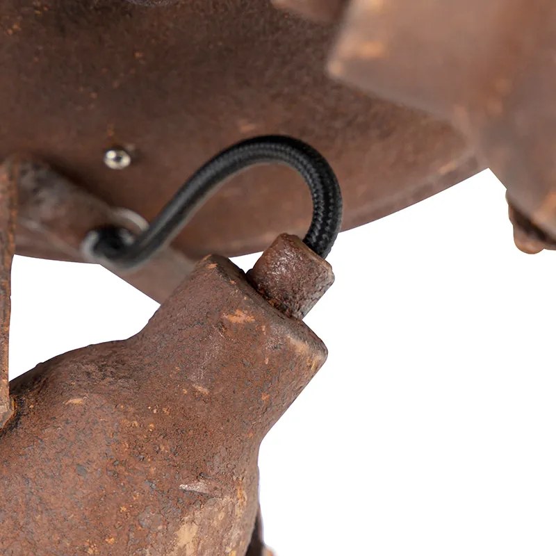 Смарт плафон ръждивокафяв вкл. 3 WiFi GU10 - Sorra