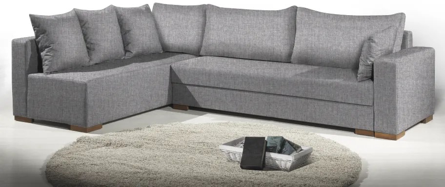 Ъгъл диван Trendy-Right-265φ 165β cm.-Light gray