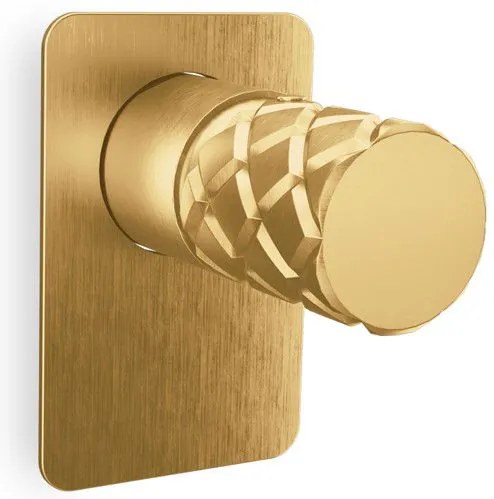 стена смесител за кран Eletta Chester ΙΙ-Злато - четка