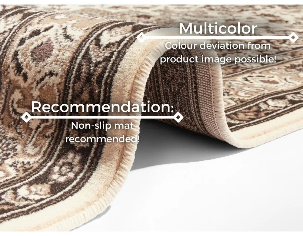 Бежов килим , 120 x 170 cm Parun Tabriz - Nouristan