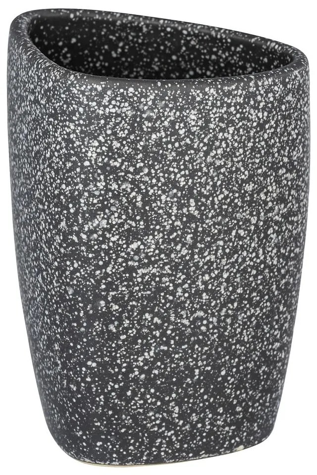 Сива керамична чаша за четки за зъби Pion - Wenko